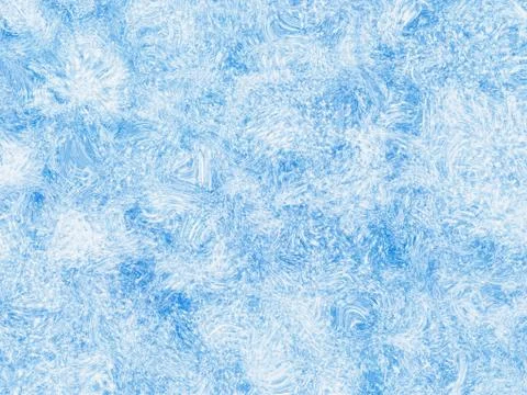 Frozen window glass. winter texture Illustrazione stock