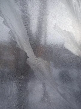 Frozen window Stock Photos