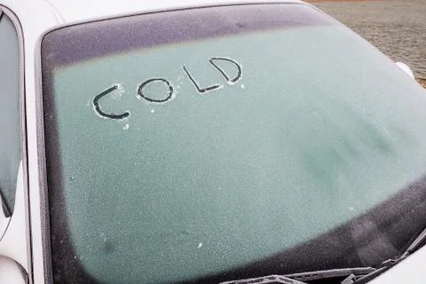 Frozen Windshield Stock Photos