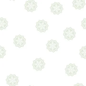 Frozen winter glyph seamless pattern Stock Illustration