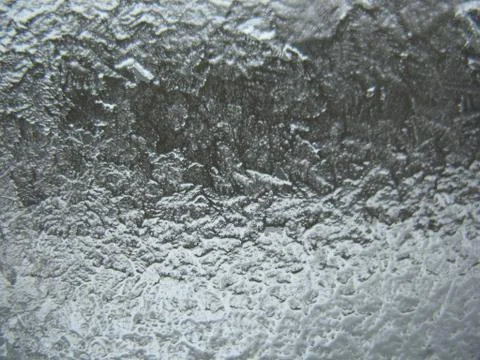 Frozen winter window Stock Photos