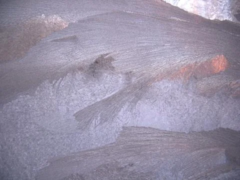 Frozen winter window Stock Photos