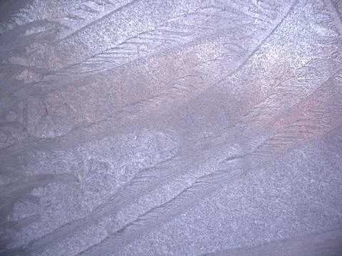 Frozen winter window Stock Photos