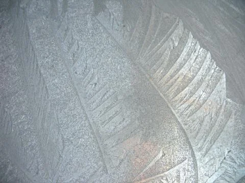 Frozen winter window Stock Photos