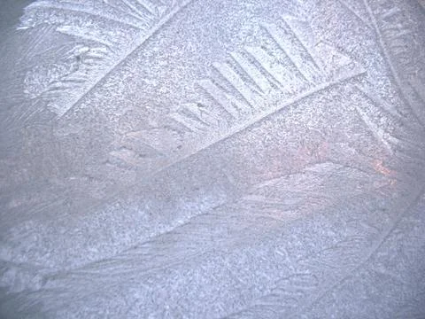 Frozen winter window Stock Photos