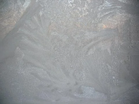 Frozen winter window Stock Photos