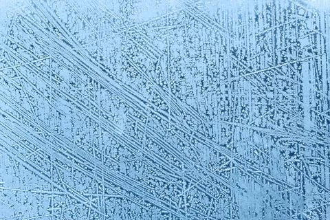 Frozen winter window Stock Photos