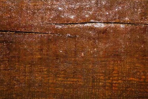 Frozen wooden surface texture background. Foto stock