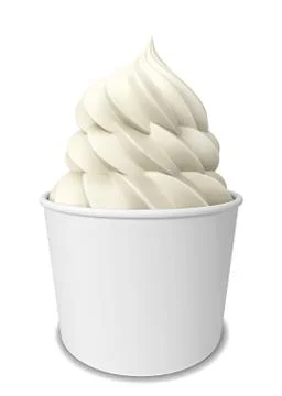 Frozen yogurt Stock Illustration