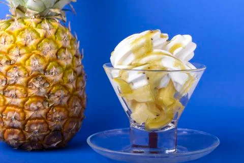 Frozen yogurt Stock Photos