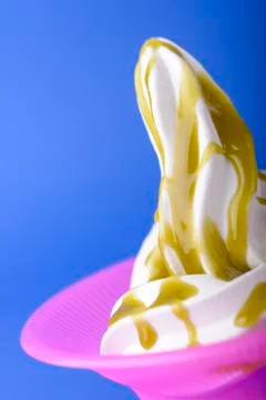 Frozen yogurt Stock Photos