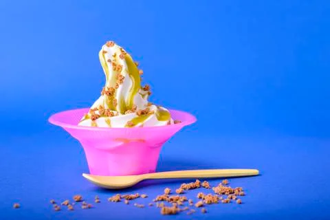 Frozen yogurt Stock-Fotos