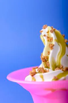 Frozen yogurt Stock Photos