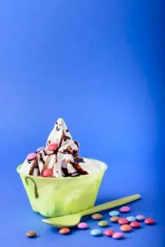 Frozen yogurt Stock Photos