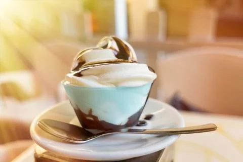 Frozen yogurt Stock Photos
