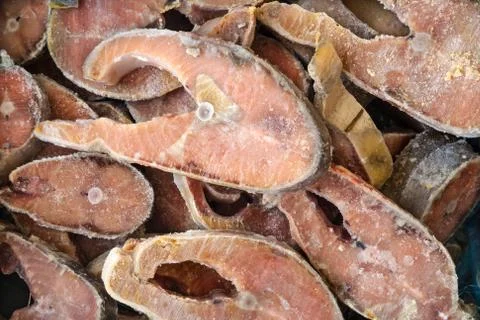Frozzen fish Stock Photos