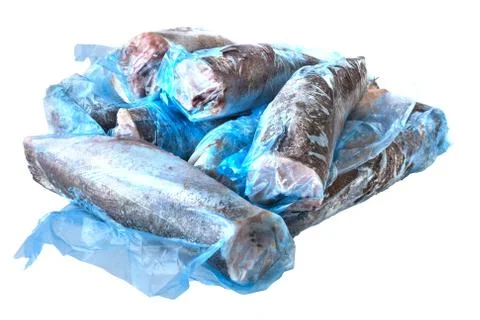 Frozzen fish Stock Photos