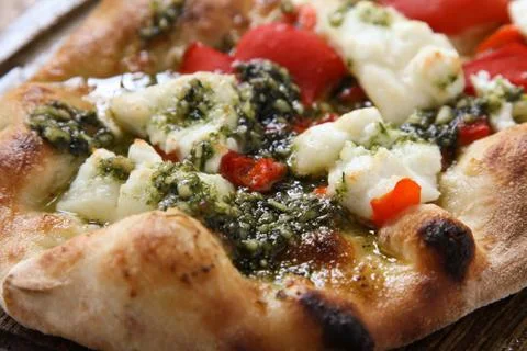 Frsh baked pizza Stock Photos