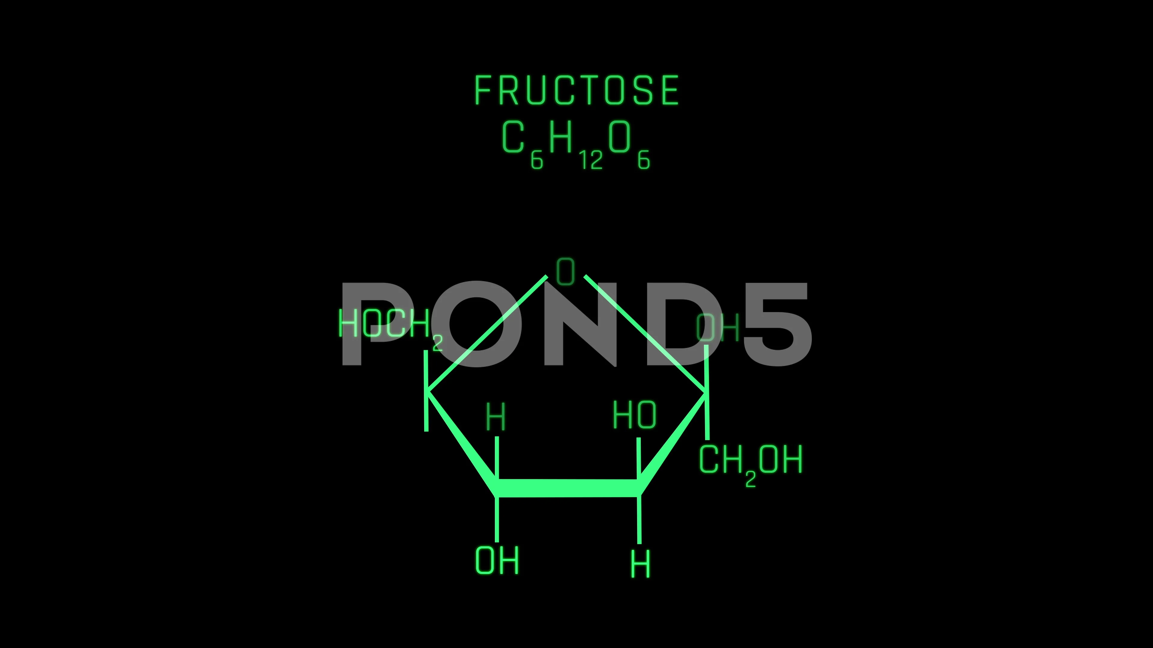 fructose molecule