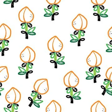 Fruit Abstract grunge texture stylized pattern rapport vector Stock Illustration