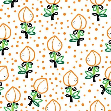 Fruit Abstract grunge texture stylized pattern rapport vector Stock Illustration