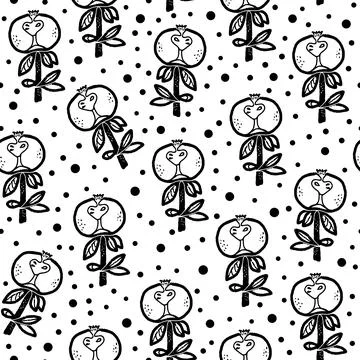 Fruit Abstract grunge texture stylized pattern rapport vector Stock Illustration