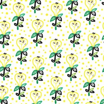 Fruit Abstract grunge texture stylized pattern rapport vector Stock Illustration