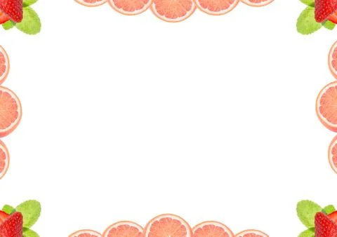 Fruit and berries background Stock Photos