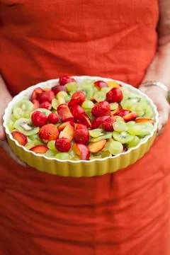 Fruit and berry pie Foto stock