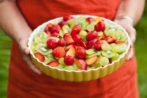 Fruit and berry pie Foto stock