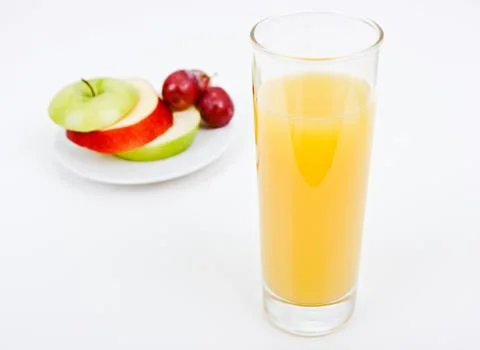 Fruit and juice Stock Photos