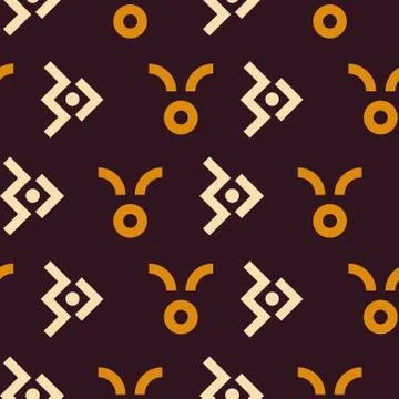 Fruit and vegetable abstract seamless pattern Stock Illustration