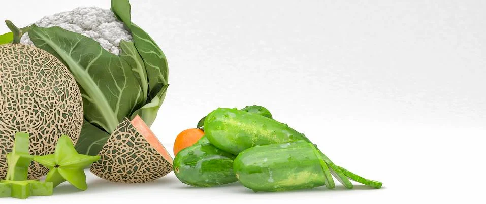 Fruit and vegetable Stock Illustration