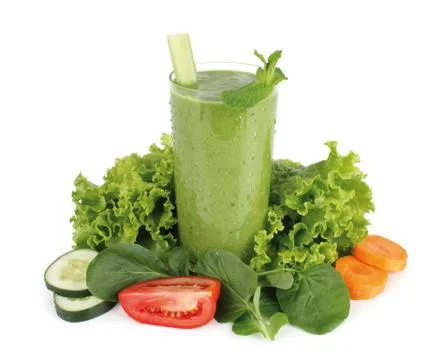 Fruit and vegetable juice Stock Photos