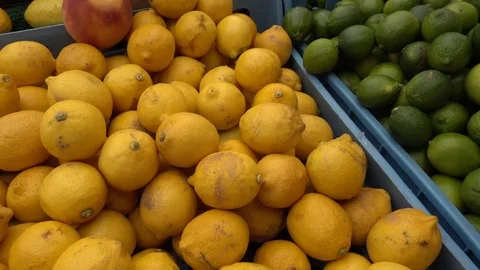 Fruit and vegetable market Stock Footage 81293258
