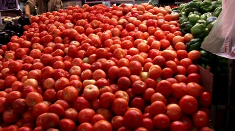Fruit and vegetable store Stock Footage 27346235