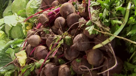 Fruit and vegetable store Stock Footage 27346435