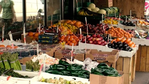 Fruit and vegetables Stock Footage 108554416