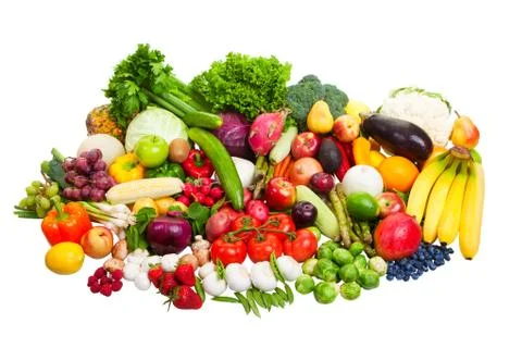 Fruit and vegetables Stock Photos