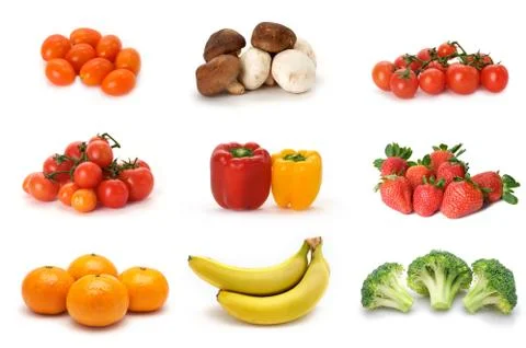 Fruit and vegetables Stock Photos