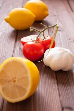 Fruit and vegetables Stock Photos