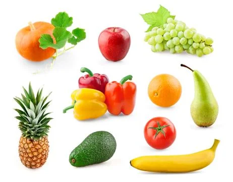 Fruit and vegetables Stock Photos
