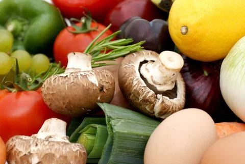 Fruit and vegetables Stock Photos