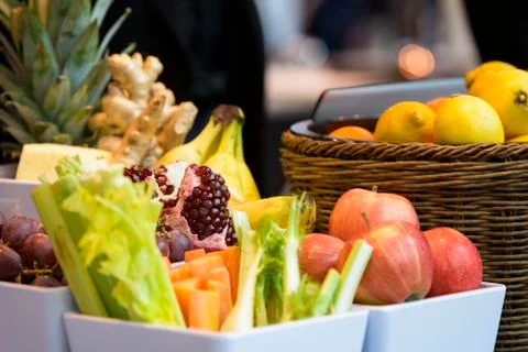 Fruit and vegetables Stock Photos
