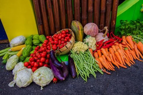 Fruit and vegetables Foto stock
