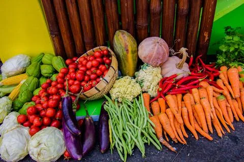 Fruit and vegetables Stock Photos