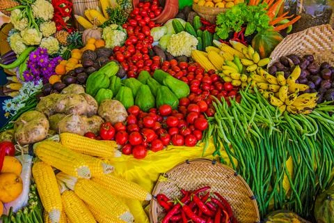Fruit and vegetables Stock Photos