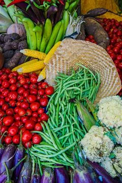 Fruit and vegetables Stock Photos