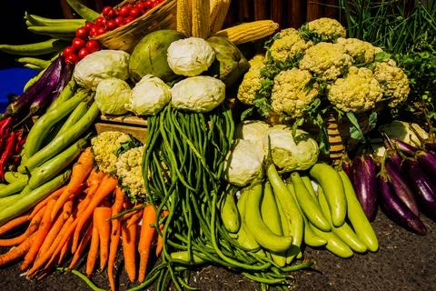 Fruit and vegetables Foto stock