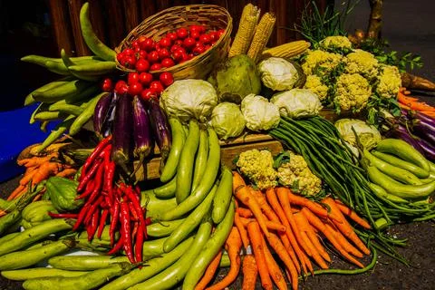 Fruit and vegetables Stock Photos
